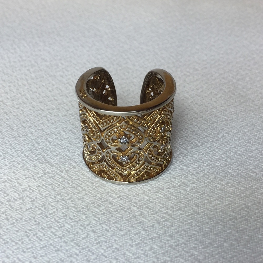 Large Sterling Silver Statement Ring - image 2